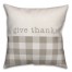 Give Thanks 18x18 Spun Poly Pillow