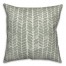 Green Knit Pattern 18x18 Spun Poly Pillow