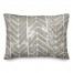 Gray Chevron 14x20 Spun Poly Pillow