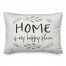 Home Is My Happy Place 14x20 Spun Poly Pillow