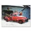 Santa's Red Truck 18x24 Canvas Wall Art