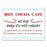 Hot Cocoa Café 11x14 Canvas Wall Art