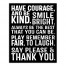 Awesome Words 16x20 Canvas Wall Art