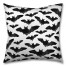 Watercolor Bats 26x26 Tufted Floor Pillow - Square