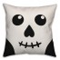 Skull Face 18x18 Spun Poly Pillow