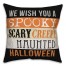 Halloween Words 18x18 Spun Poly Pillow
