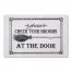 Check Your Brooms at the Door 27x18 Floor Mat
