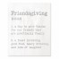 Friendsgiving Definition 8x10 Tabletop Canvas