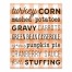Buffalo Check Menu 8x10 Tabletop Canvas