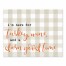 Turkey Wine and a Darn Good Time 8x10 Tabletop Canvas