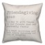 Friendsgiving Definition 18x18 Spun Poly Pillow