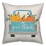Give Thanks Blue Harvest Truck 18x18 Spun Poly Pillow
