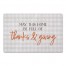 Thanks and Giving 27x18 Floor Mat