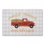 Grateful Thanksgiving Truck 27x18 Floor Mat
