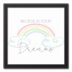 Believe in Your Dreams 12x12 Black Framed Canvas