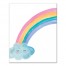 Watercolor Rainbow 16x20 Canvas Wall Art