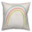 Rainbow Heart 18x18 Spun Poly Pillow