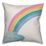 Watercolor Rainbow 18x18 Spun Poly Pillow