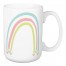 Rainbow Heart 15 oz Mug
