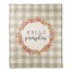 Hello Pumpkin Tan Check 50x60 Coral Fleece Blanket