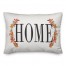 Home Wreath 14x20 Spun Poly Pillow