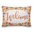 Welcome Autumn Leaves 14x20 Spun Poly Pillow