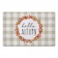 Hellp Autumn Tan Check 27x18 Floor Mat