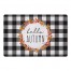 Hellp Autumn Black Check 27x18 Floor Mat