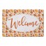 Welcome Autumn Leaves 27x18 Floor Mat