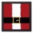 Santa Suit 12x12 Black Framed Canvas