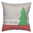 Christmas Tree Patterns 18x18 Spun Poly Pillow