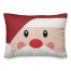 Santa Face 14x20 Spun Poly Pillow