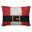 Santa Suit 14x20 Spun Poly Pillow