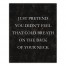 Cold Breath Phrase 16x20 Canvas Wall Art