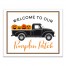 Pumpkin Patch Jack O Lanterns 16x20 Canvas Wall Art
