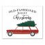 Old Fashoin Christmas Personalized 16x20 Personalized Canvas Wall Art