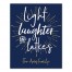 Light Laughter and Latkes Personalized 16x20 Personalized Canvas Wall Art