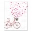 Valentine Bike 16x20 Canvas Wall Art
