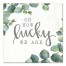 How Lucky We Are 16x16 Canvas Wall Art