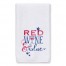 Red Wine & Blue Watercolor 16x25 Towel