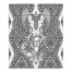 Black and White Elephant 50x60 Tapestry