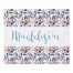 Patterned Floral Personalized 50x60 Personalized Tapestry