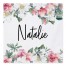 Floral Personalized 57x57 Personalized Tapestry