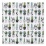 Potted Cactus Pattern 57x57 Tapestry