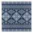 Blue Tribal 57x57 Tapestry