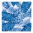 Blue Palms 57x57 Tapestry