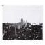 Black and White Skyline 30x40 Tapestry