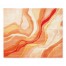 Orange Marble Abstract 50x60 Tapestry