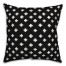 Crosses in Black Pillow