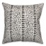 Dots And Dashes in Black Pillow